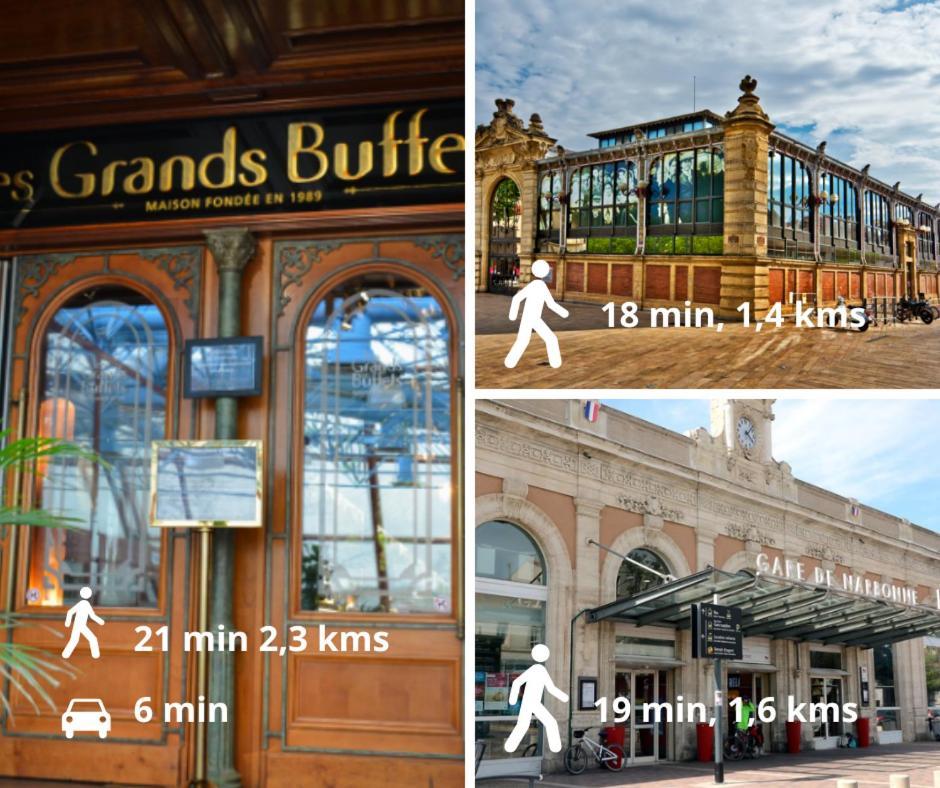 Le Spacieux Anatole, T3 Bis, Centre Ville Narbona Exterior foto